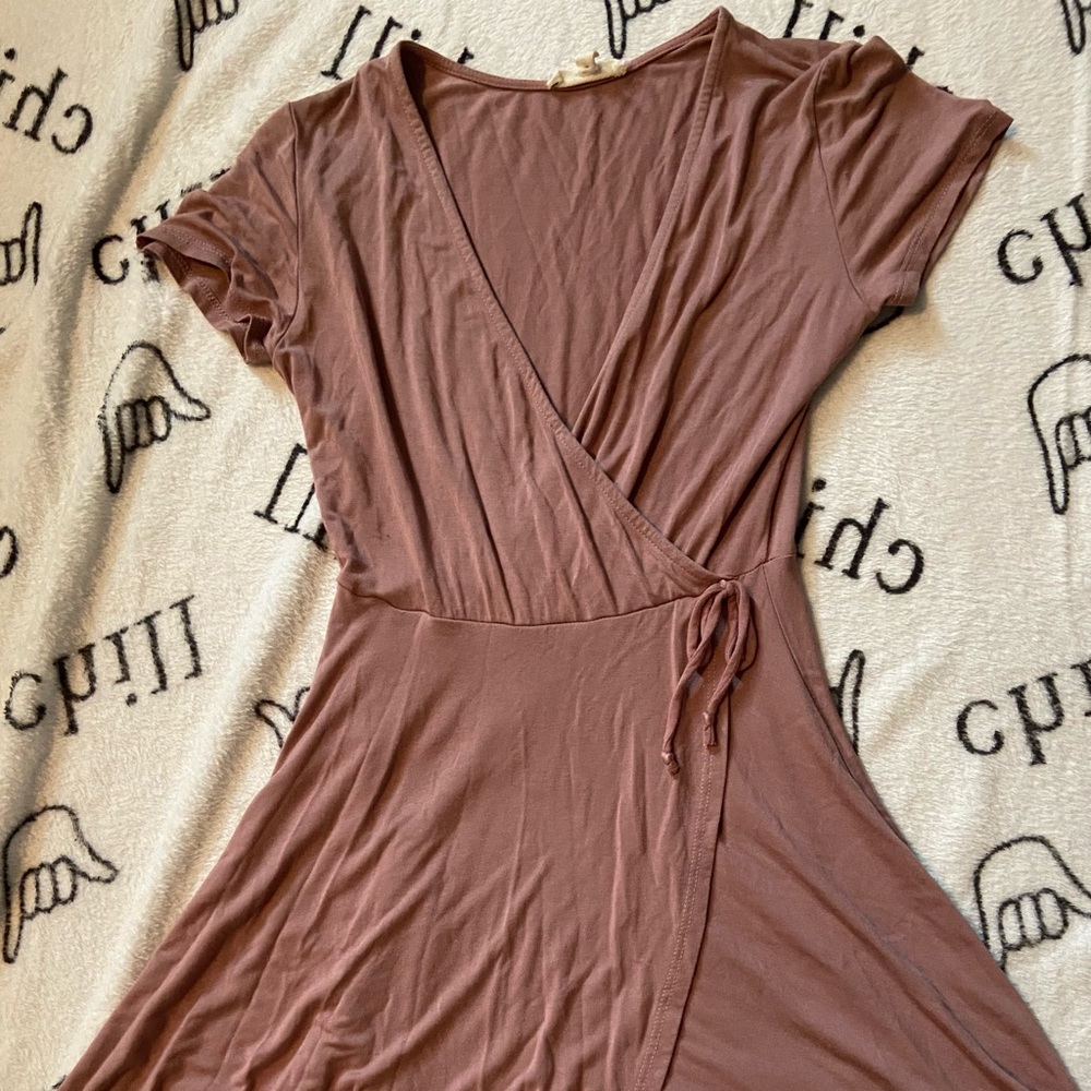 Pink short dress